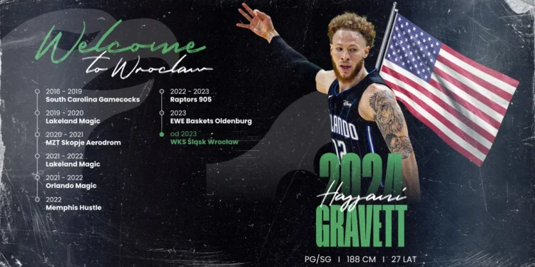 Hassani Gravett nowym koszykarzem Śląska Wrocław!