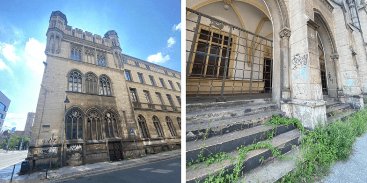 Była duma Wrocławia, są chaszcze. Legendarna hala sportowa przy Krupniczej straszy swoim wyglądem [ZDJĘCIA]