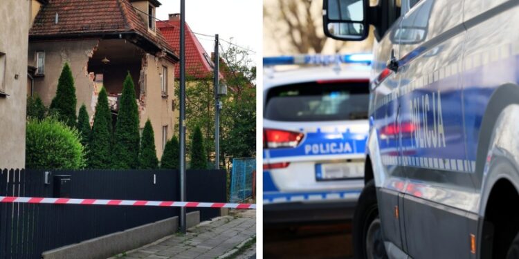Dom mieszkalny przy Murarskiej zawalił się. Teren zabezpiecza policja. Co się stało?