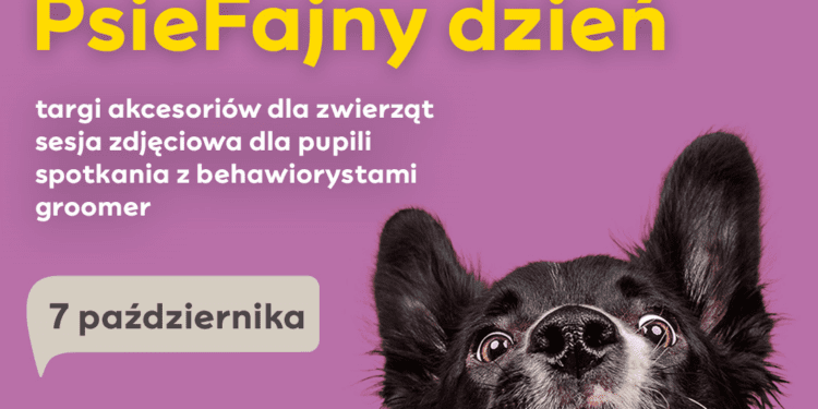 PsieFajny dzień w Alei Bielany. Targi zoologiczne, psi fotograf, groomer, behawioryści i wiele innych atrakcji!