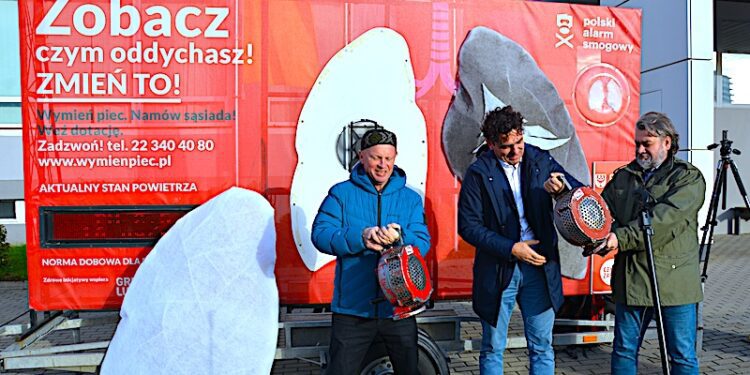 Mobilne płuca Alarmu Smogowego
